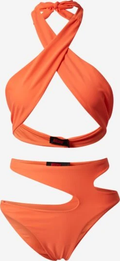 Store Skåle Bikini Kvinder Orange