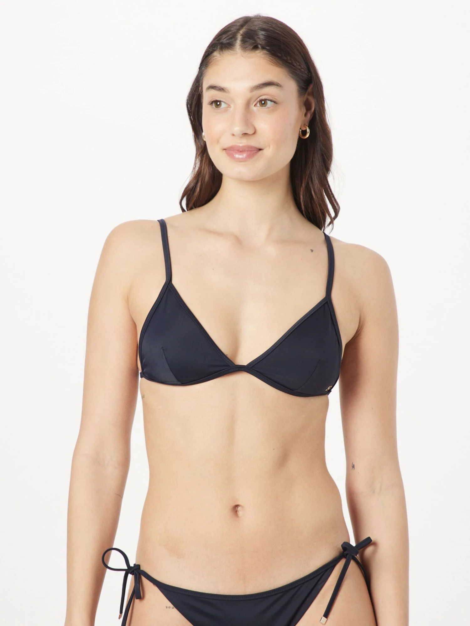 Trekants-bikinitoppe Triangel Bikinioverdel Kvinder Navy - Billede 2