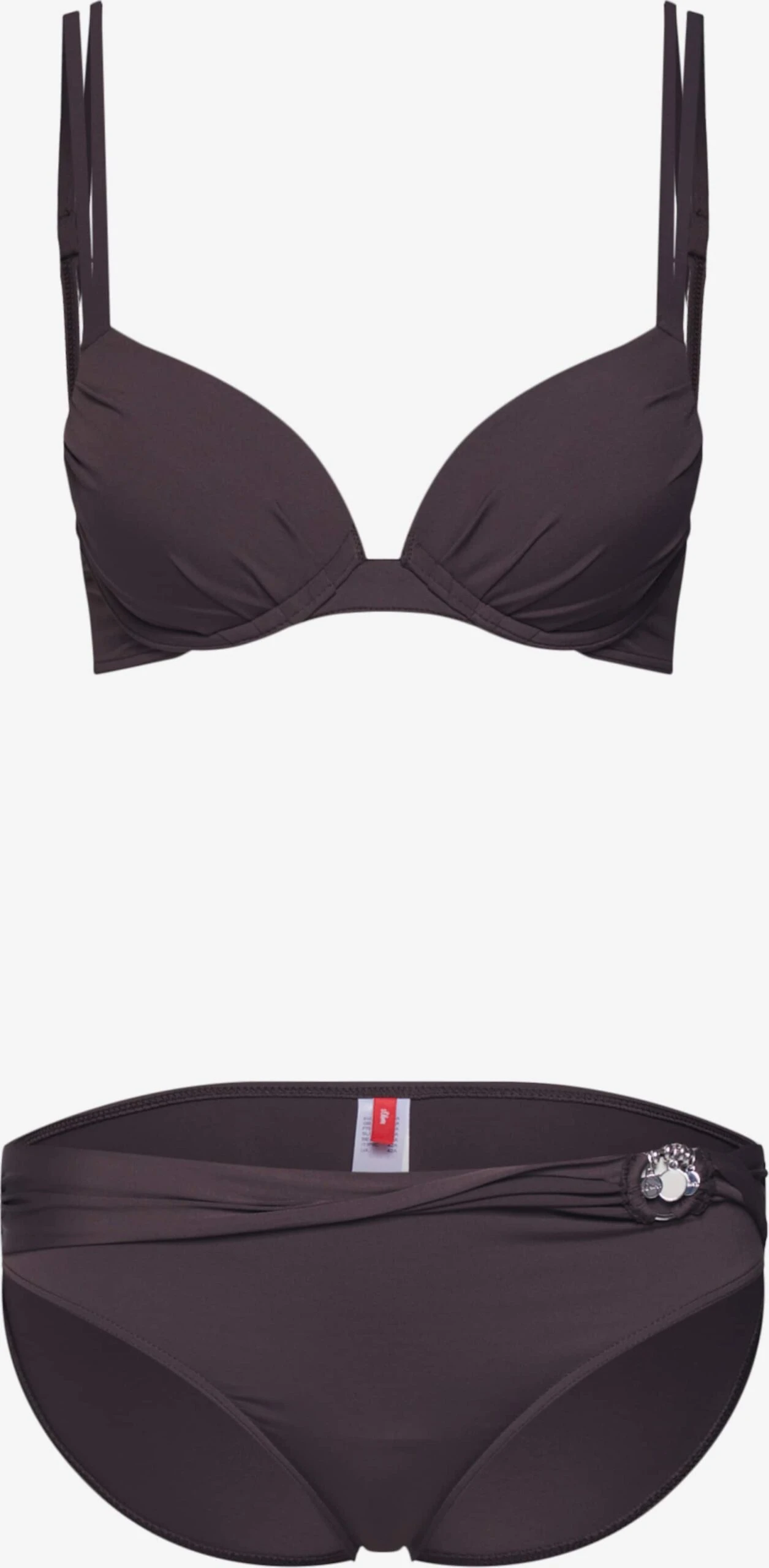 S.Oliver Push-up-bikinier Push-up Bikini Kvinder Brun