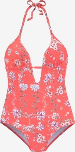 Sunseeker Badedragte Triangel Badedragt Ditsy Kvinder Koral