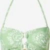 Seafolly Bandeau-bikinitoppe Bandeau Bikinioverdel Kvinder Mint