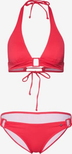 S.Oliver Bandeau-bikinier Bandeau Bikini Kvinder Lys Rød
