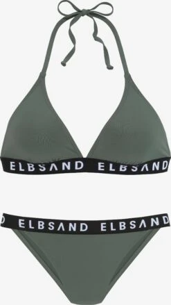 Elbsand Trekants-bikinier Triangel Bikini Kvinder Khaki