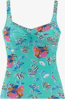 Sunseeker Tankinier Bustier Tankini-overdel Jam Kvinder Blå