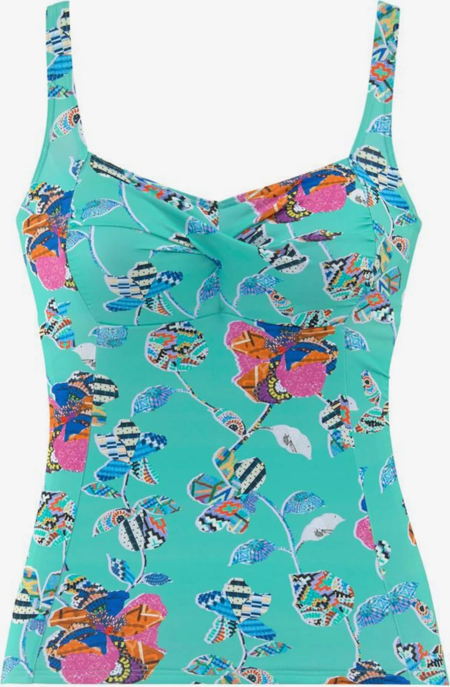 Sunseeker Tankinier Bustier Tankini-overdel Jam Kvinder Blå