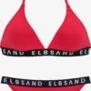 Elbsand Trekants-bikinier Triangel Bikini Kvinder Rød