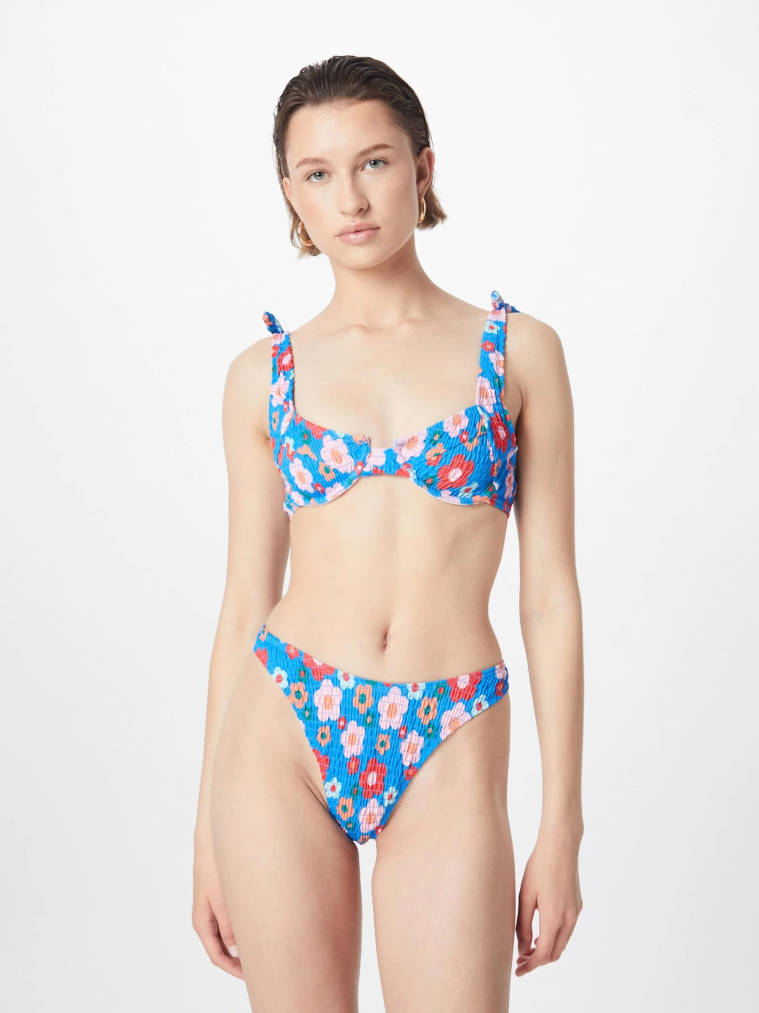 NASTY GAL Bøjle-bikinier Bustier Bikini Kvinder Blå - Billede 2