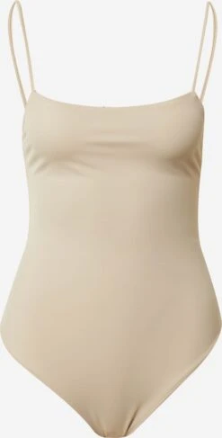 Badedragte Bustier Badedragt Vanessa Kvinder Beige