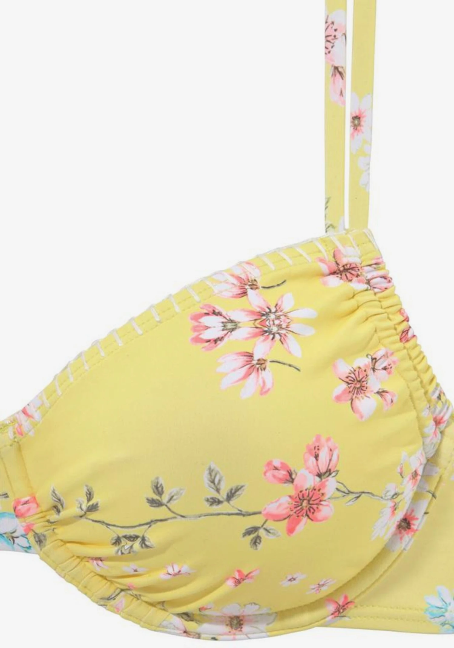 Sunseeker Bøjle-bikinitoppe T-shirt-BH Bikinioverdel Ditsy Kvinder Gul - Billede 4