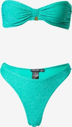 NASTY GAL Bandeau-bikinier Bandeau Bikini Kvinder Jade