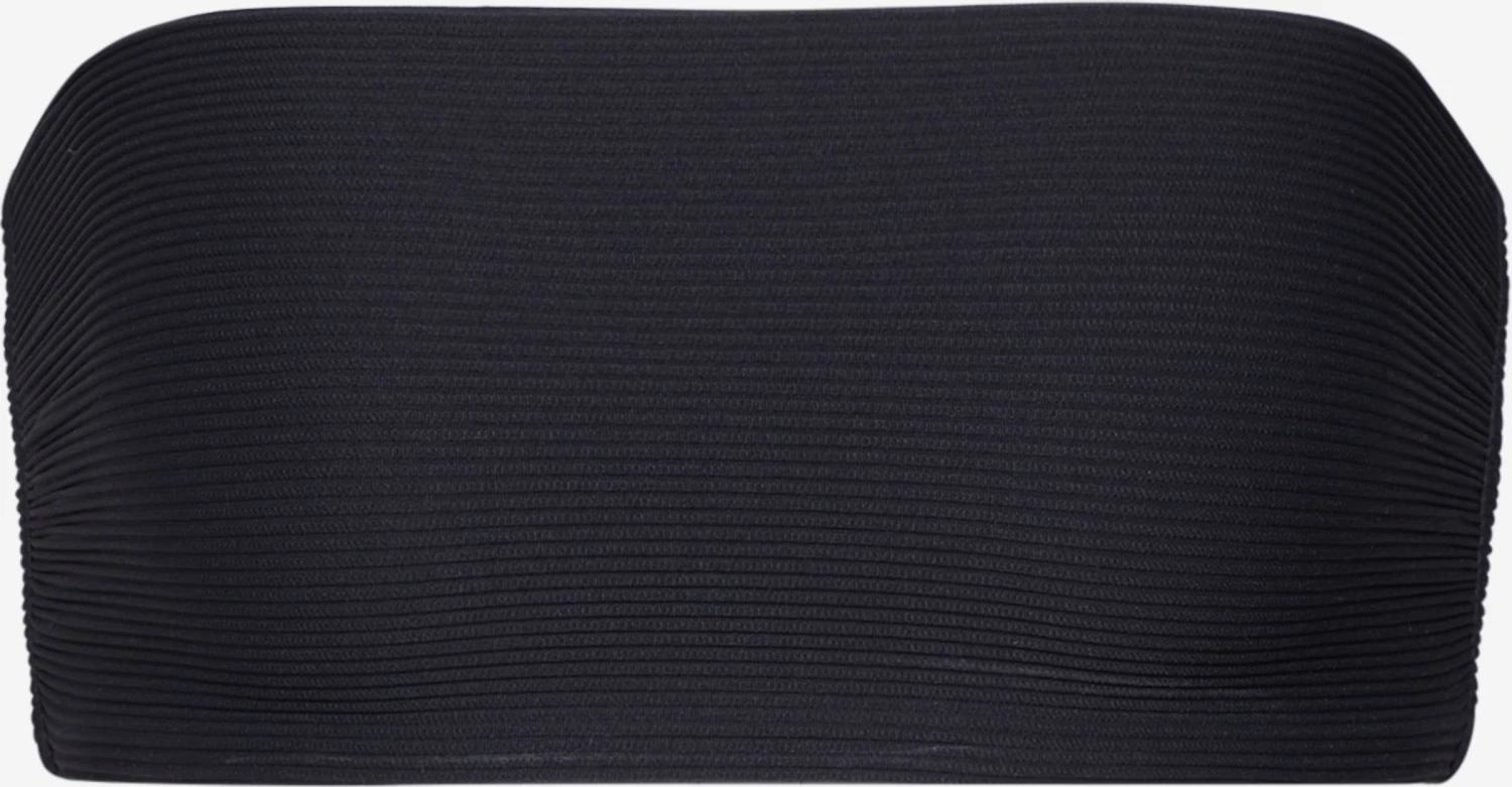 Seafolly Bandeau-bikinitoppe Regular Bikinioverdel Kvinder Sort