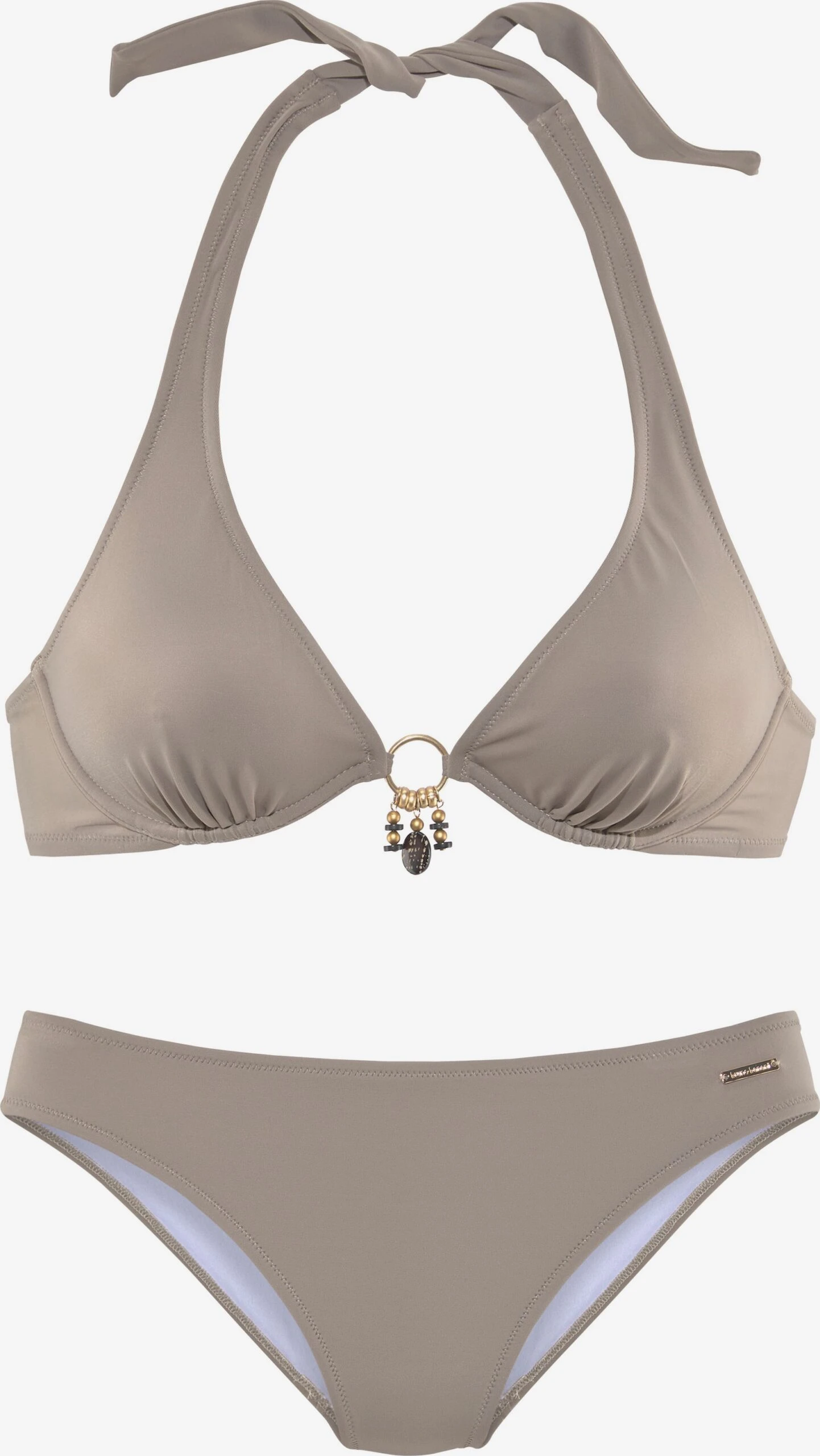 Bruno Banani Bøjle-bikinier Triangel Bikini Kvinder Stone