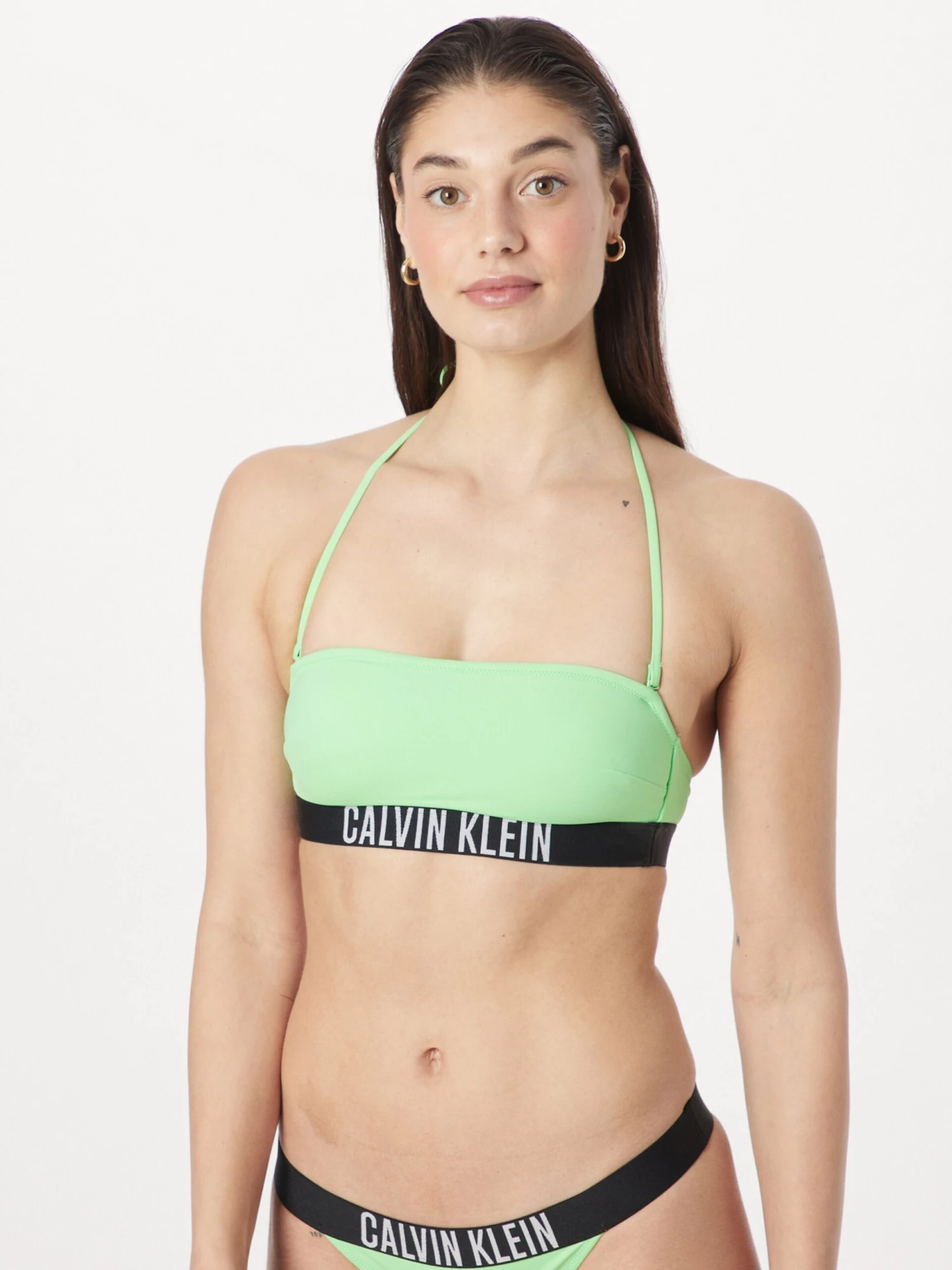 Calvin Klein Swimwear Bandeau-bikinitoppe Bandeau Bikinioverdel Kvinder æble - Billede 2
