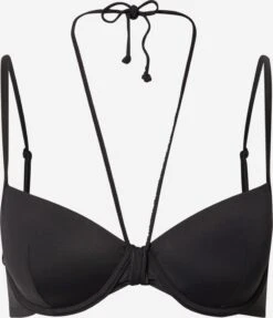 Hunkemöller Bøjle-bikinitoppe T-shirt-BH Bikinioverdel Luxe Kvinder Sort