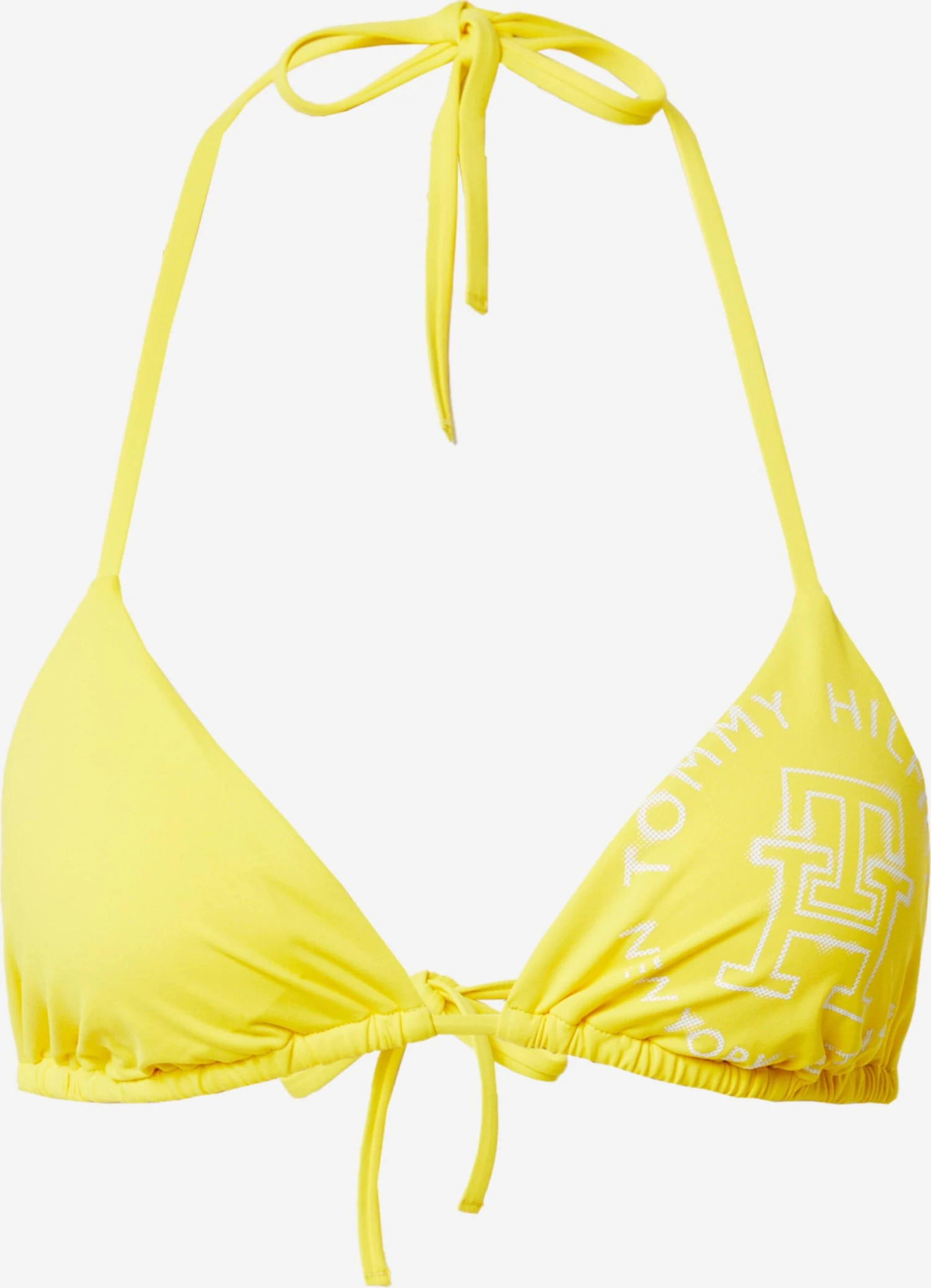 Trekants-bikinitoppe Triangel Bikinioverdel Kvinder Gul