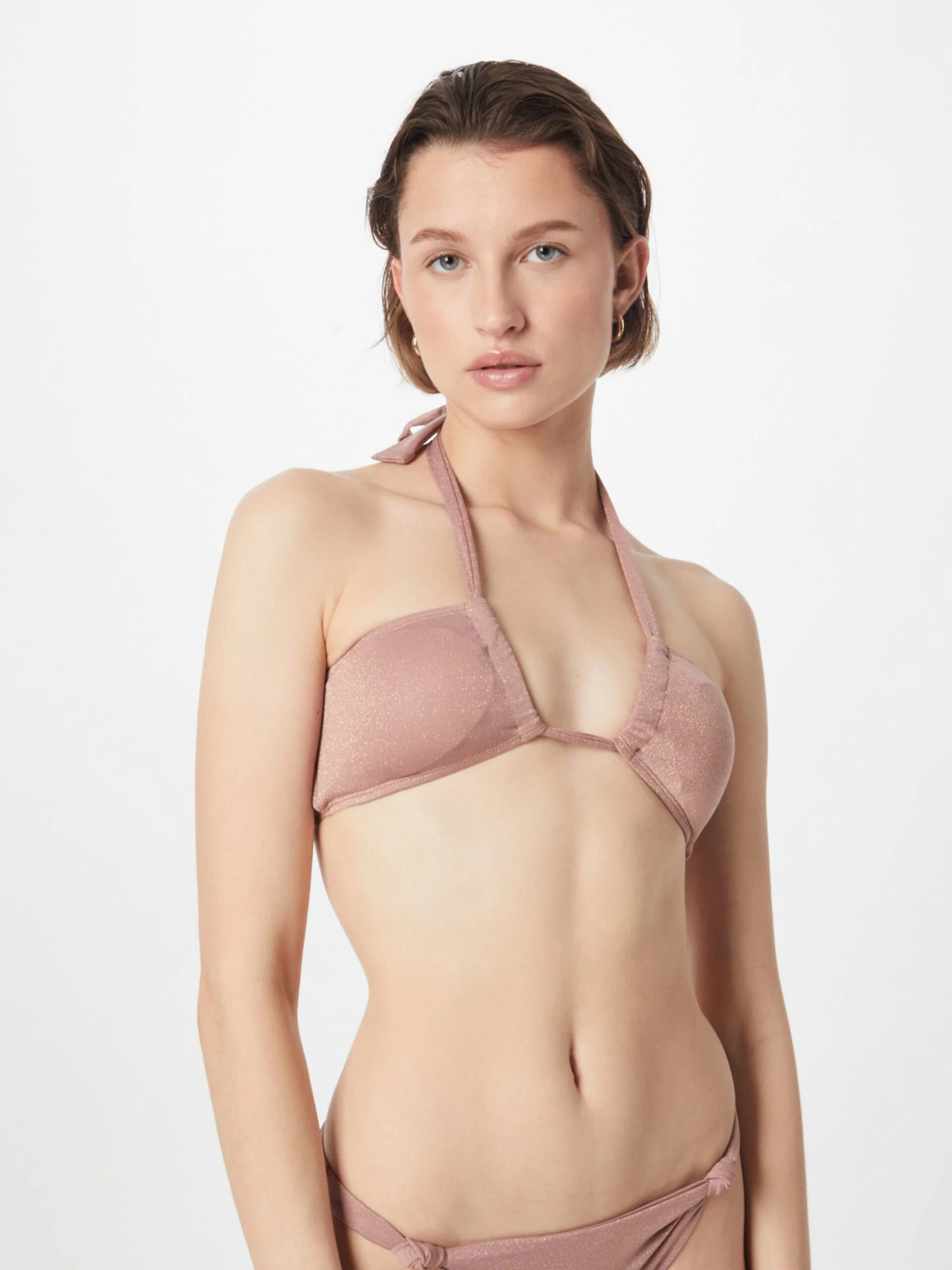 ESPRIT Trekants-bikinitoppe Triangel Bikinioverdel Kvinder Laks - Billede 2