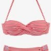 S.Oliver Bandeau-bikinier Bandeau Bikini Kvinder Rød