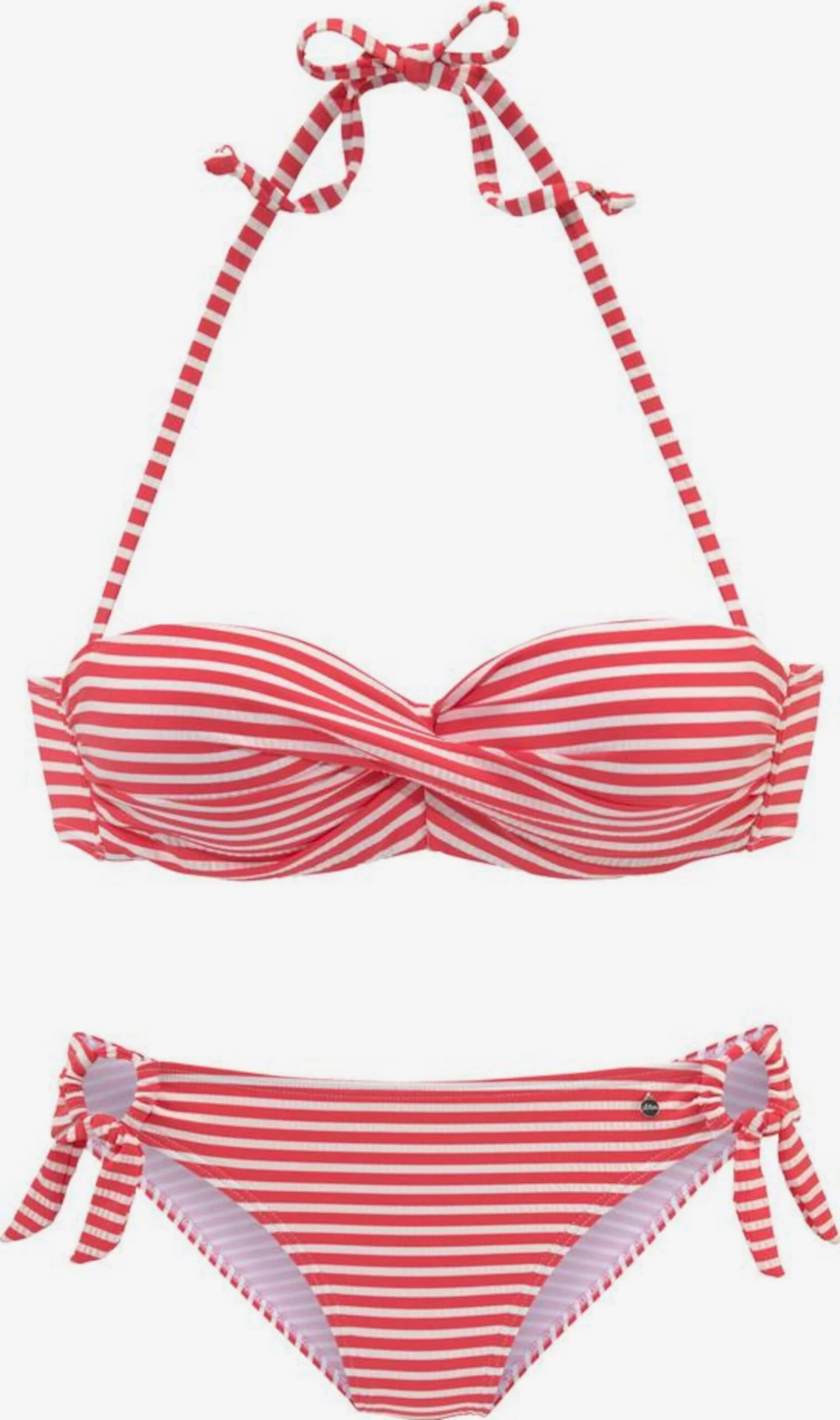S.Oliver Bandeau-bikinier Bandeau Bikini Kvinder Rød