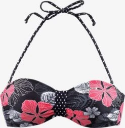 Buffalo Bandeau-bikinitoppe Bandeau Bikinioverdel City Kvinder Sort