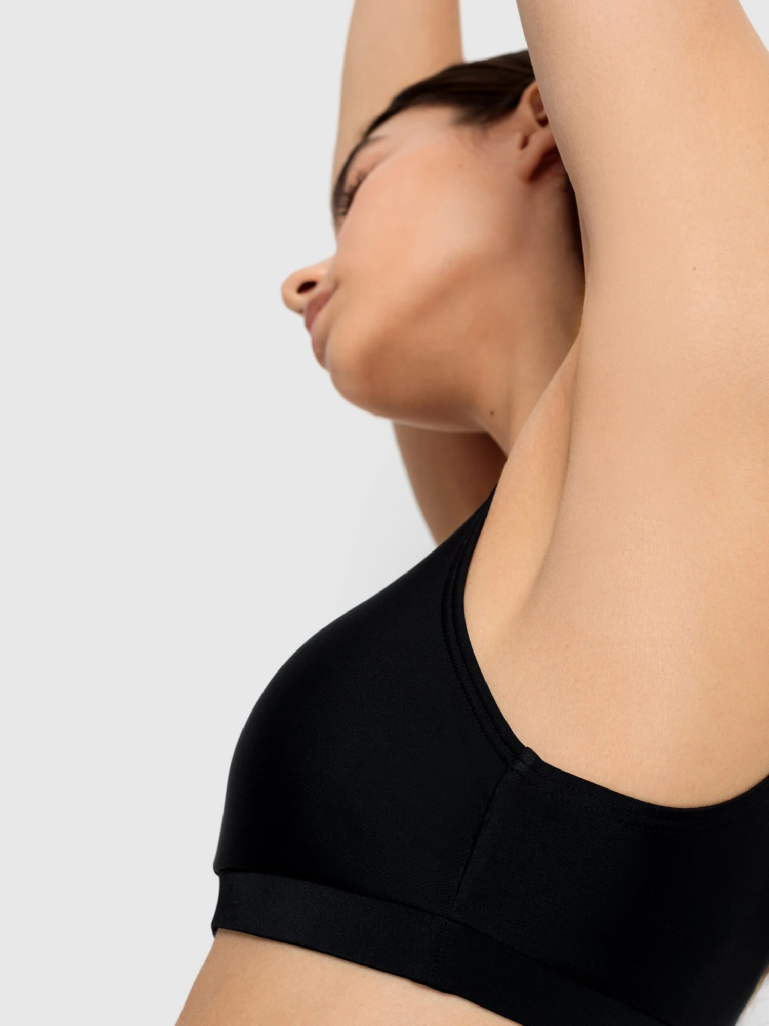 Bustier-bikinitoppe Bustier Bikinioverdel Gina Kvinder Sort - Billede 4