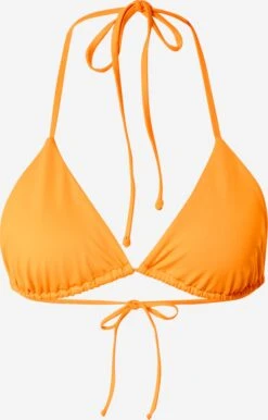 Trekants-bikinitoppe Triangel Bikinioverdel Cassidy Kvinder Orange