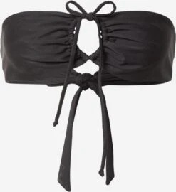 Bandeau-bikinitoppe Bandeau Bikinioverdel Sally Kvinder Sort
