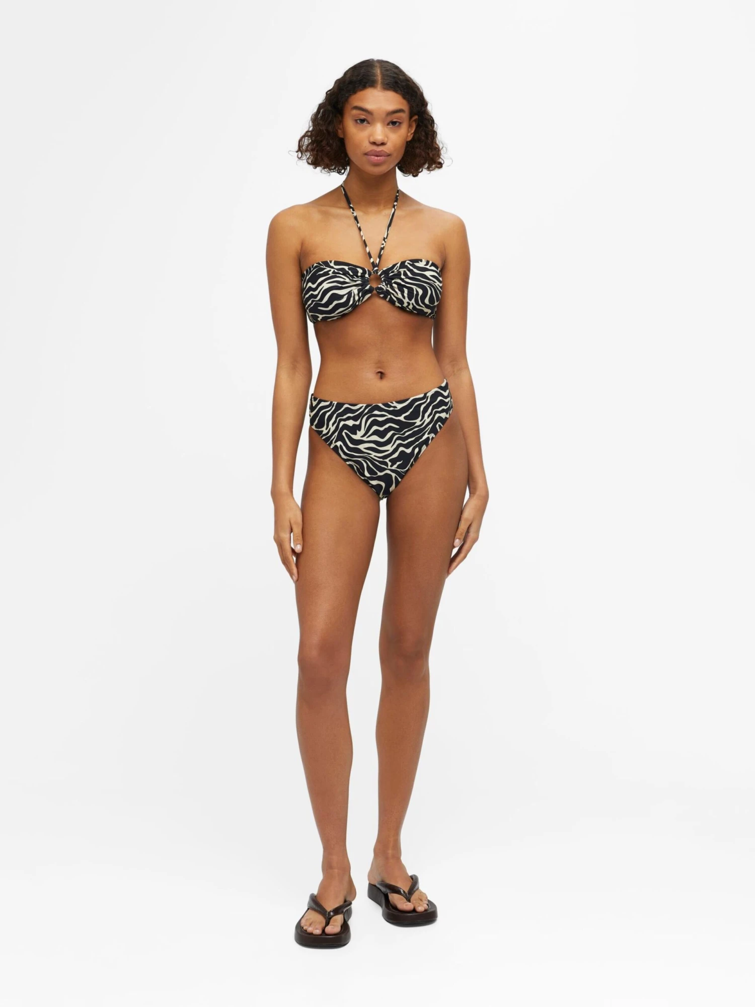 Object Bandeau-bikinitoppe Bandeau Bikinioverdel MASE Kvinder Sort - Billede 4