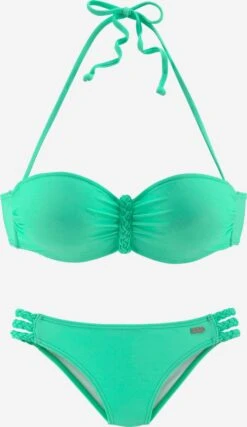 Buffalo Bandeau-bikinier Bandeau Bikini Kvinder Mint