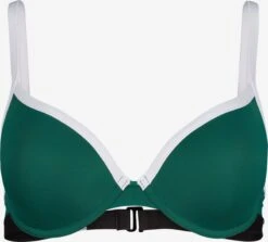 Skiny Bøjle-bikinitoppe T-shirt-BH Bikinioverdel Kvinder Smaragd