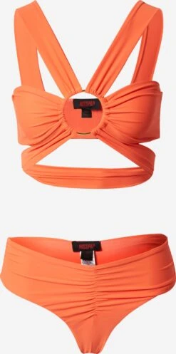 Bandeau-bikinier Bandeau Bikini Kvinder Lyseorange