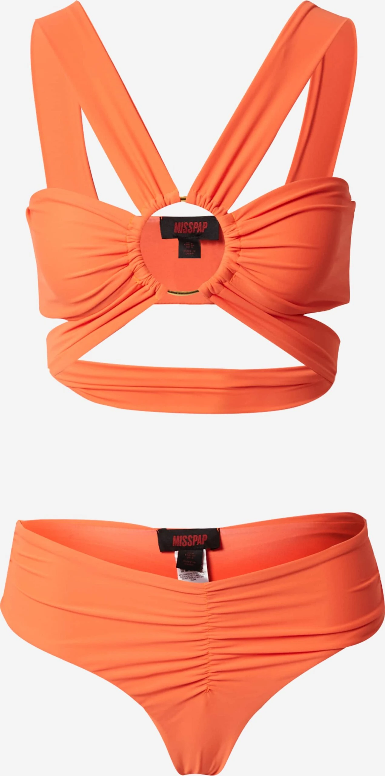 Bandeau-bikinier Bandeau Bikini Kvinder Lyseorange