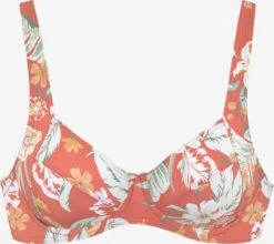 Sunseeker Bøjle-bikinitoppe T-shirt-BH Bikinioverdel Kvinder Orange