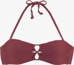 Sunseeker Bandeau-bikinitoppe Bandeau Bikinioverdel Kvinder Rød