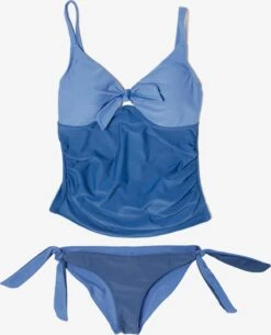 Tankinier Bustier Tankini AMY Kvinder Blå / Røgblå