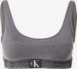 Calvin Klein Swimwear Bustier-bikinitoppe Bustier Bikinioverdel Kvinder Grå