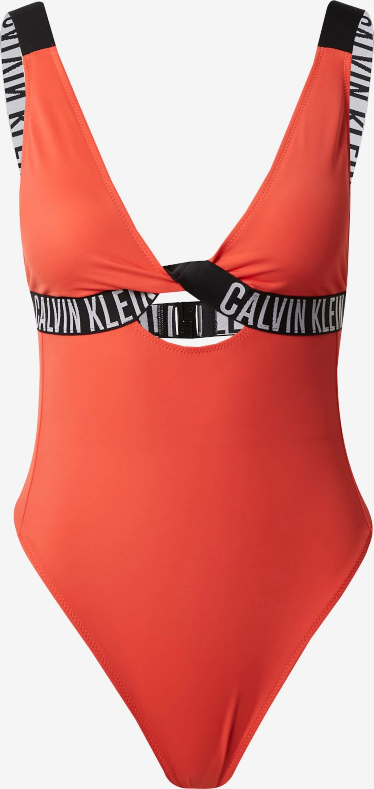 Calvin Klein Swimwear Badedragte Bustier Badedragt Intense Kvinder Orangerød