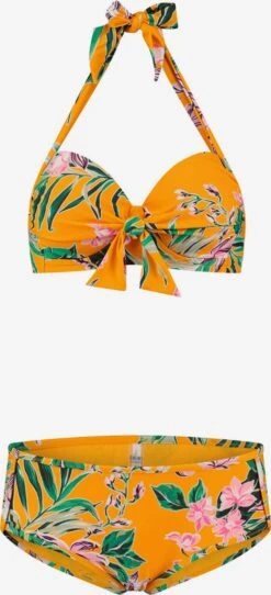 Shiwi Store Skåle T-shirt-BH Bikini Kvinder Orange