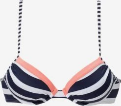 KangaRoos Bøjle-bikinitoppe Push-up Bikinioverdel Kvinder Navy