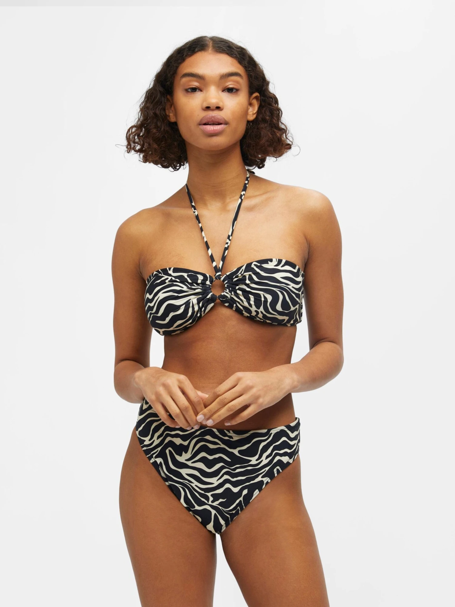 Object Bandeau-bikinitoppe Bandeau Bikinioverdel MASE Kvinder Sort - Billede 3