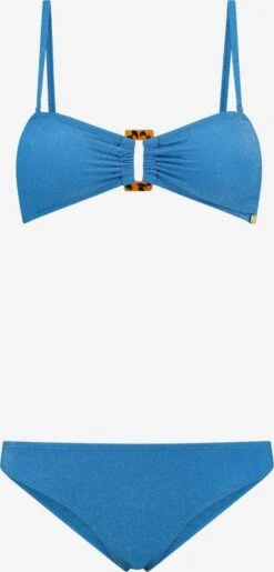 Shiwi Bandeau-bikinier Bandeau Bikini ZOE Kvinder Blå