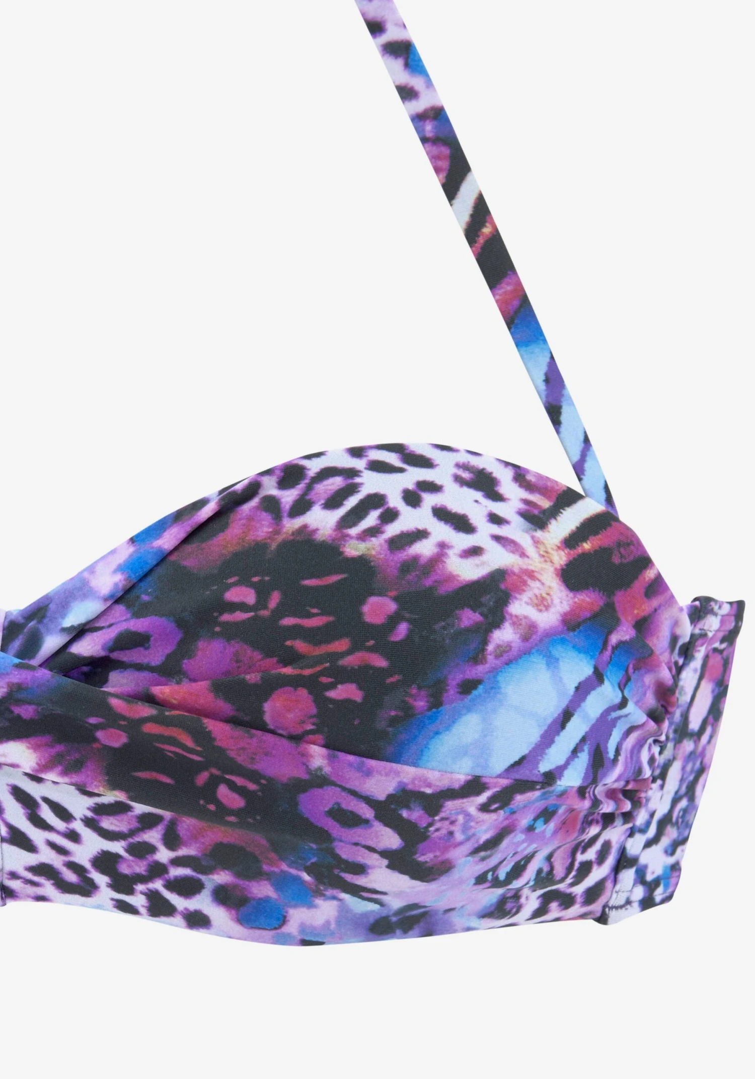 Bruno Banani Bandeau-bikinier Bandeau Bikini Kvinder Blomme / Lilla - Billede 4