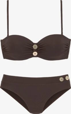 Bøjle-bikinier Balconette Bikini Kvinder Brun