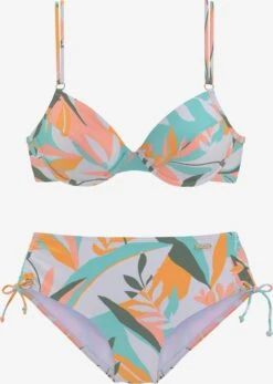 Sunseeker Push-up-bikinier Push-up Bikini Kvinder Blandingsfarvet