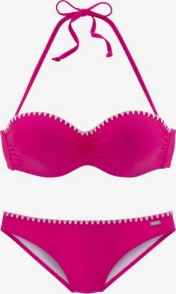 Buffalo Bandeau-bikinier Bandeau Bikini Kvinder Pink