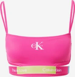 Calvin Klein Swimwear Bustier-bikinitoppe Bustier Bikinioverdel Kvinder Pitaya
