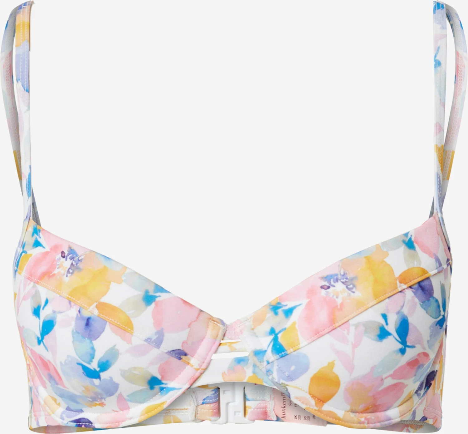 Hunkemöller Bøjle-bikinitoppe T-shirt-BH Bikinioverdel Palma Kvinder Hvid