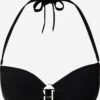 Passionata Bandeau-bikinitoppe Bandeau Bikinioverdel LEA Kvinder Sort