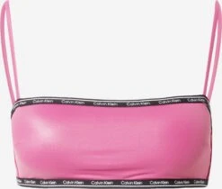 Calvin Klein Swimwear Bandeau-bikinitoppe Bandeau Bikinioverdel Kvinder Fuchsia