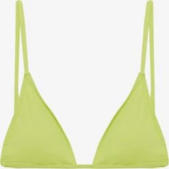 PULL & BEAR Trekants-bikinitoppe Triangel Bikinioverdel Kvinder Siv
