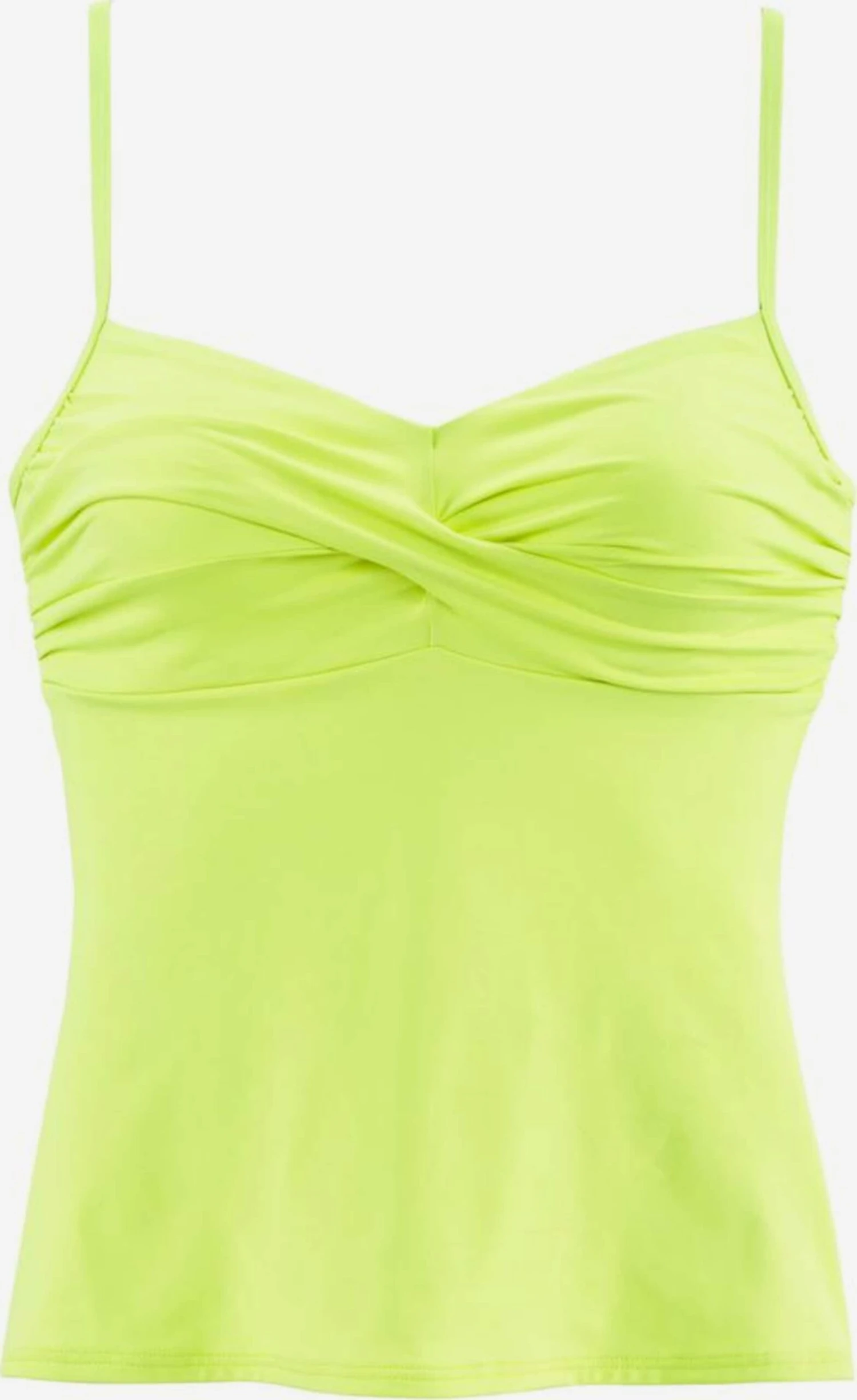 S.Oliver Tankinier Bustier Tankini-overdel Spain Kvinder Neongul